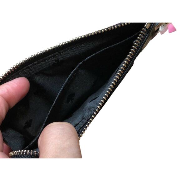 Kate Spade Staci Card Case ID window ID wallet Lanyard Black - Picture 7 of 7